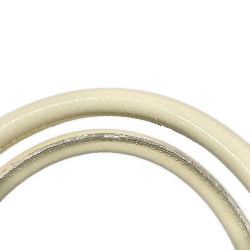 Dior Christian Dior Handbag Double Saddle Bag Gray and Ivory Leather