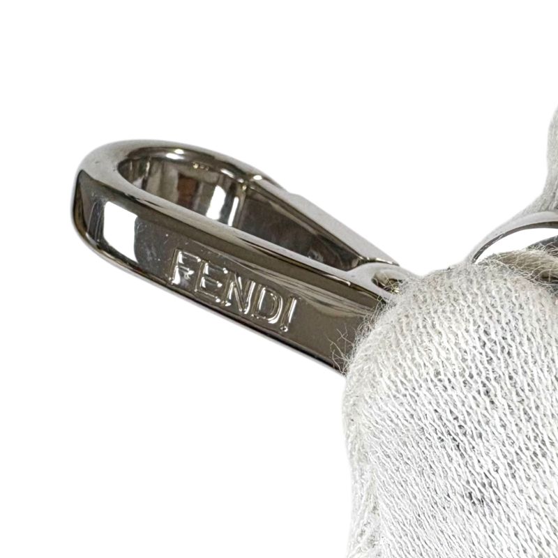 Fendi Strap You Mini Zucca Pattern Black White Velour Leather Shoulder Strap