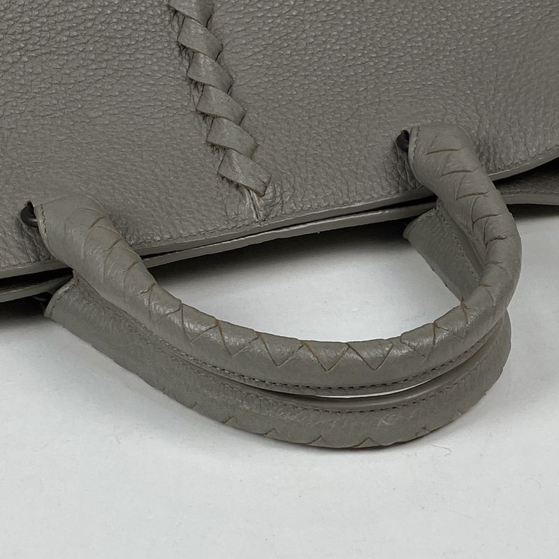 Bottega Veneta Veneta Intrecciato Handbag 2way Shoulder Bag Handbag Leather Gray