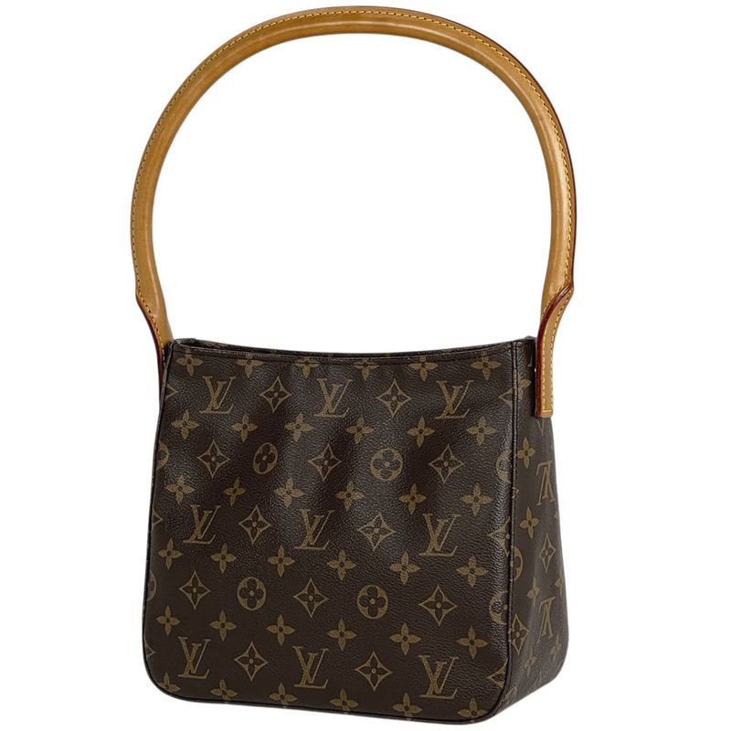 Louis Vuitton Looping MM Shoulder One Shoulder Bag Monogram Brown M51146 Women