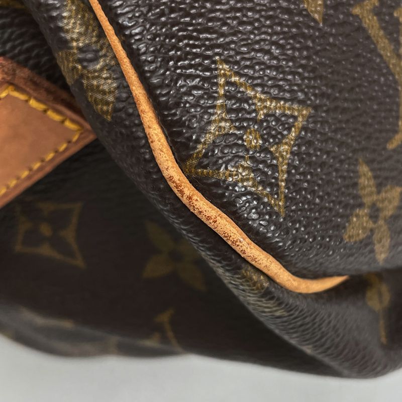 Louis Vuitton Saumur 35 Crossbody Shoulder Bag Monogram Brown M42254 Women