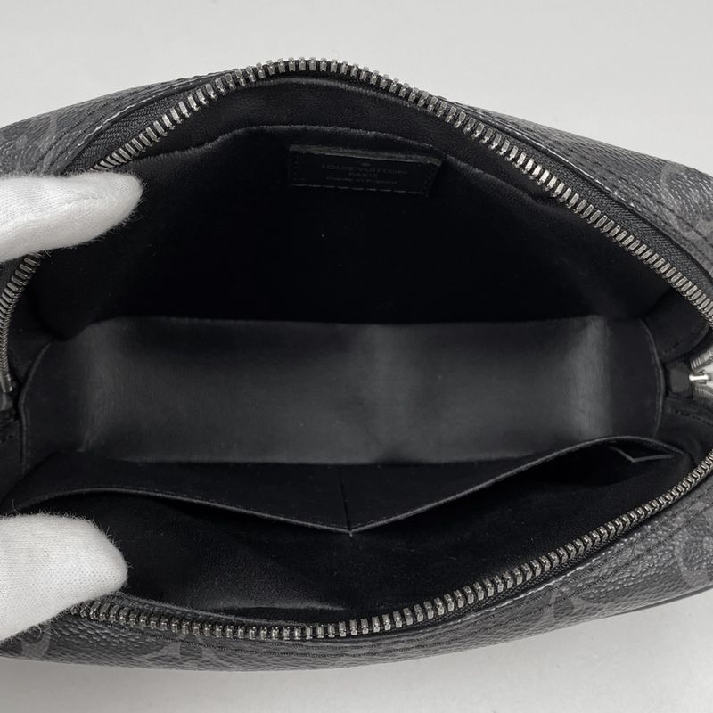 Louis Vuitton Trousse Toilette PM Travel Pouch Accessory Pouch Monogram Eclipse
