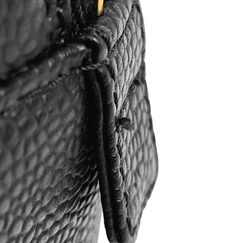 Chanel Coco Mark Chain Handbag Matelasse Tote Bag Caviar Skin Black Women