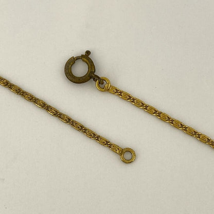 Chanel Design Necklace GP Gold Ladies