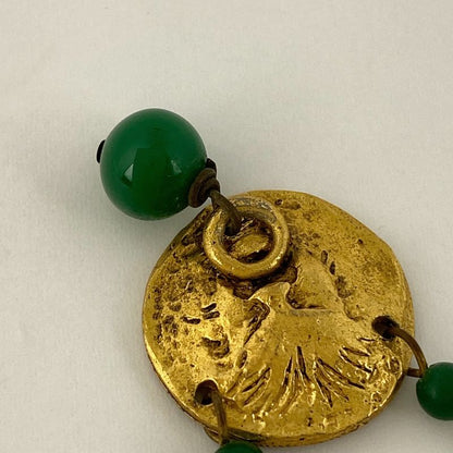 Chanel Design Necklace GP Gold Ladies