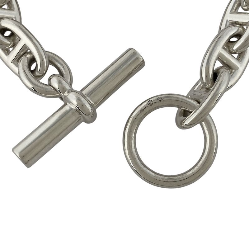 Hermes Chaine D'ancre MM 13-Frame Bracelet Silver 925 Silver Ladies