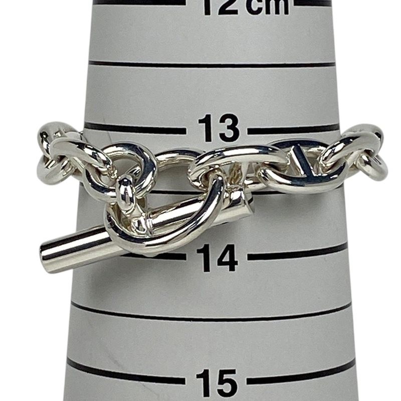 Hermes Chaine D'ancre MM 13-Frame Bracelet Silver 925 Silver Ladies