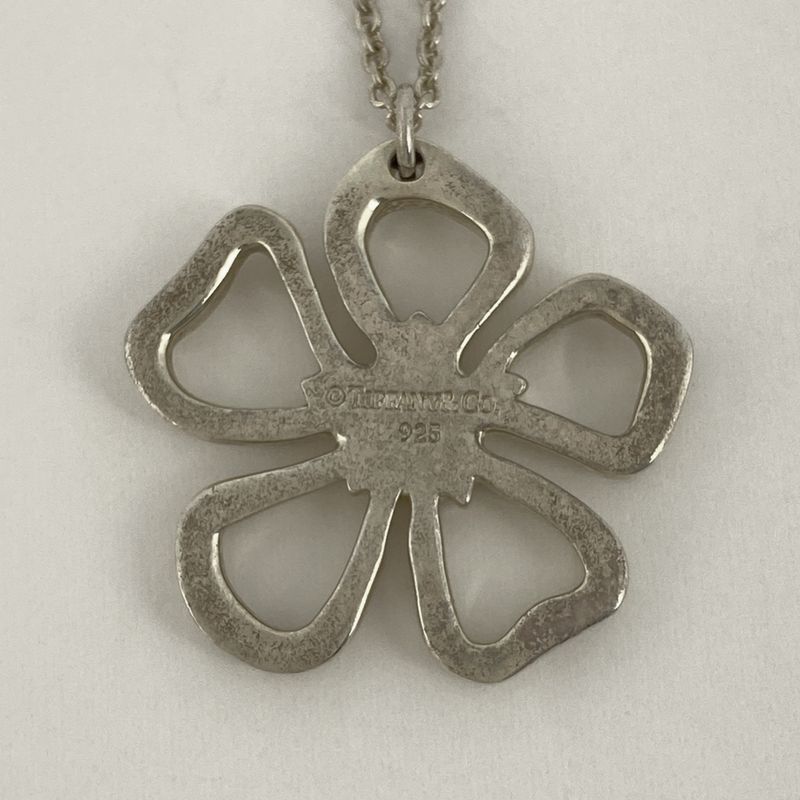 Tiffany & Co Tiffany & Co Flower Motif Necklace Pendant Necklace Silver 925