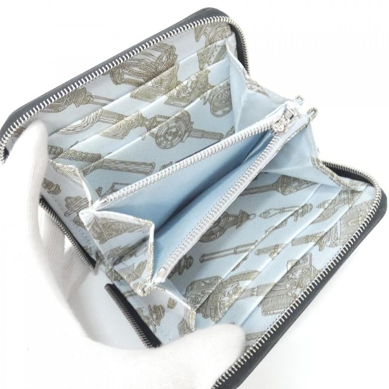 Hermes Mervilleuses Lanternes Silk In Compact 086387ck Wallet