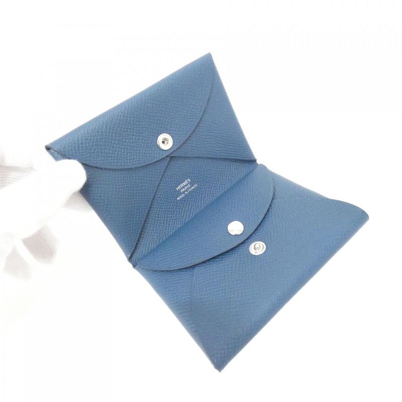 Hermes Calvi Duo 083035ck Coin Case