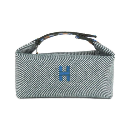 Hermes AU Carre Brid A Black PM 103802m Pouch