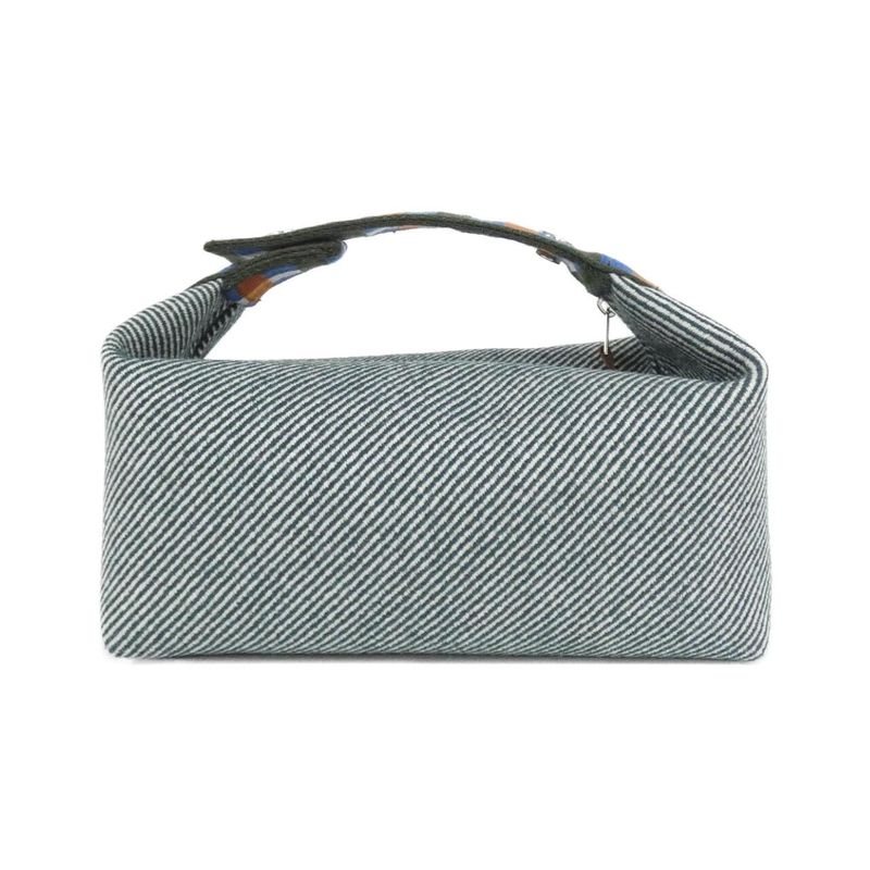 Hermes AU Carre Brid A Black PM 103802m Pouch