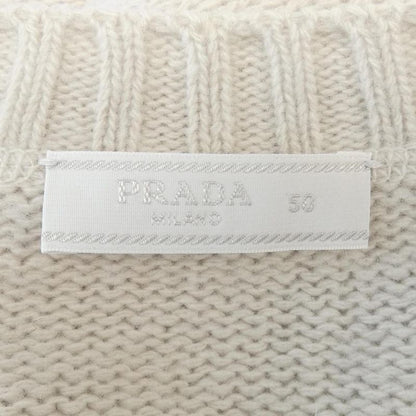 Prada Wool And Cashmere Crew Neck Sweater Umb223 S211 1YMW Knit