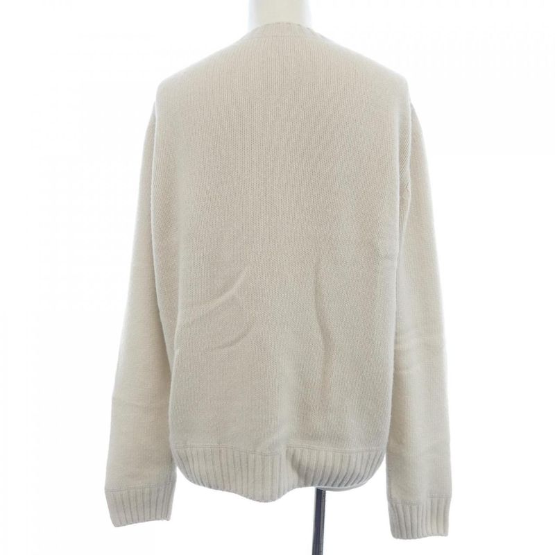 Prada Wool And Cashmere Crew Neck Sweater Umb223 S211 1YMW Knit