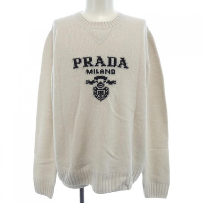 Prada Wool And Cashmere Crew Neck Sweater Umb223 S211 1YMW Knit