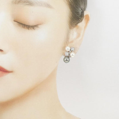 Bulgari Pearl Earrings