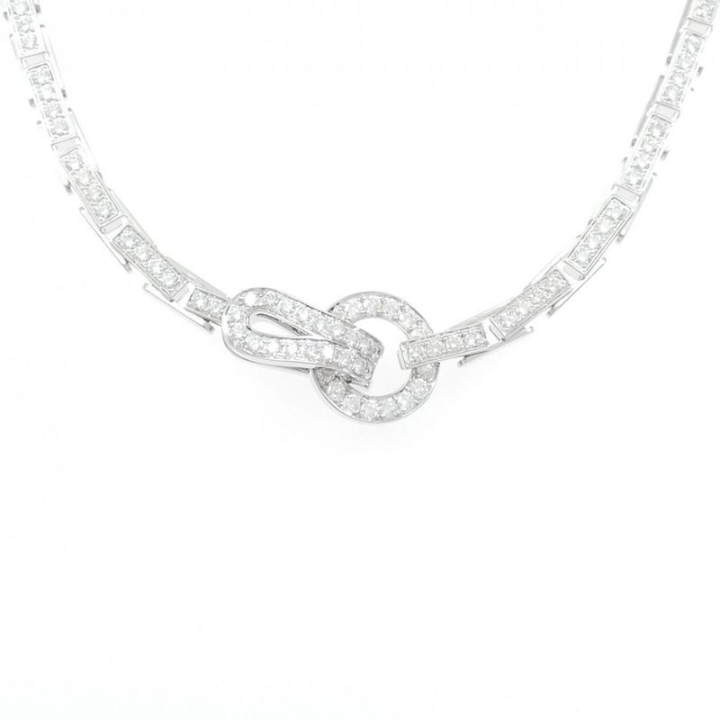 Cartier Agrafe Full Diamond Necklace