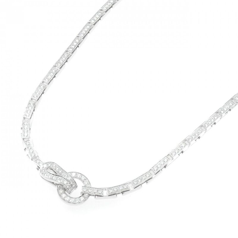 Cartier Agrafe Full Diamond Necklace