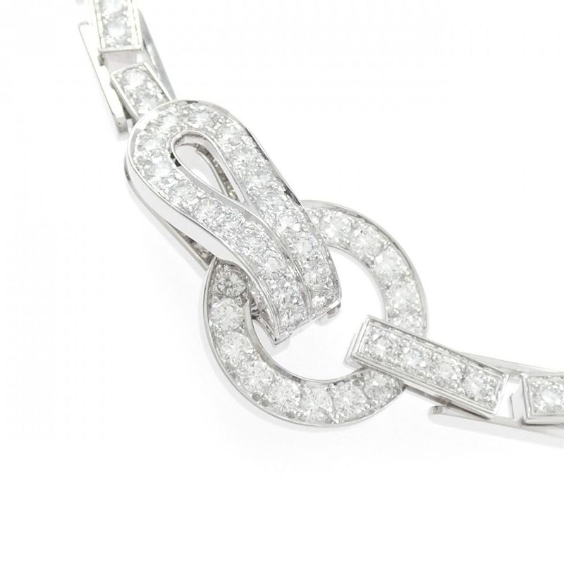 Cartier Agrafe Full Diamond Necklace