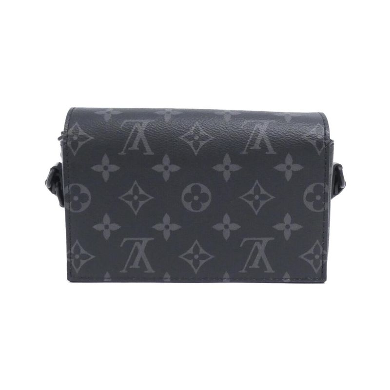 Louis Vuitton Monogram Eclipse Steamer Wearable Wallet M81783 Shoulder Bag