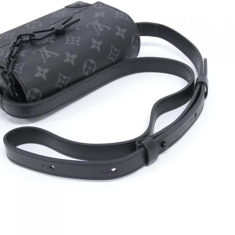 Louis Vuitton Monogram Eclipse Steamer Wearable Wallet M81783 Shoulder Bag