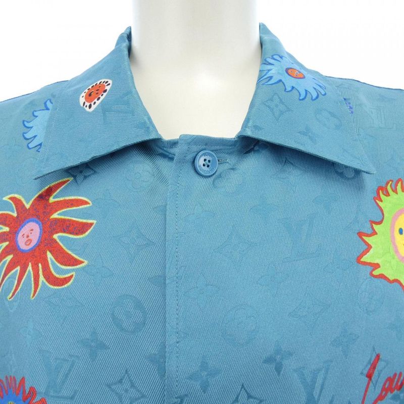 Louis Vuitton Lv×yk Monogram Face Short Sleeve Shirt Hos31wv36 Yayoi Kusama S/S