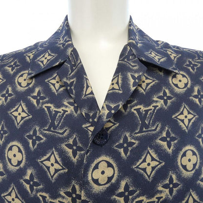 Louis Vuitton Monogram Silk Shorts Short Sleeve Shirt Hps34wz49 S Shirt