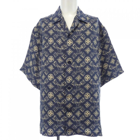 Louis Vuitton Monogram Silk Shorts Short Sleeve Shirt Hps34wz49 S Shirt