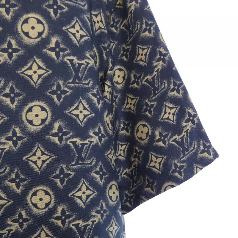 Louis Vuitton Monogram Silk Shorts Short Sleeve Shirt Hps34wz49 S Shirt