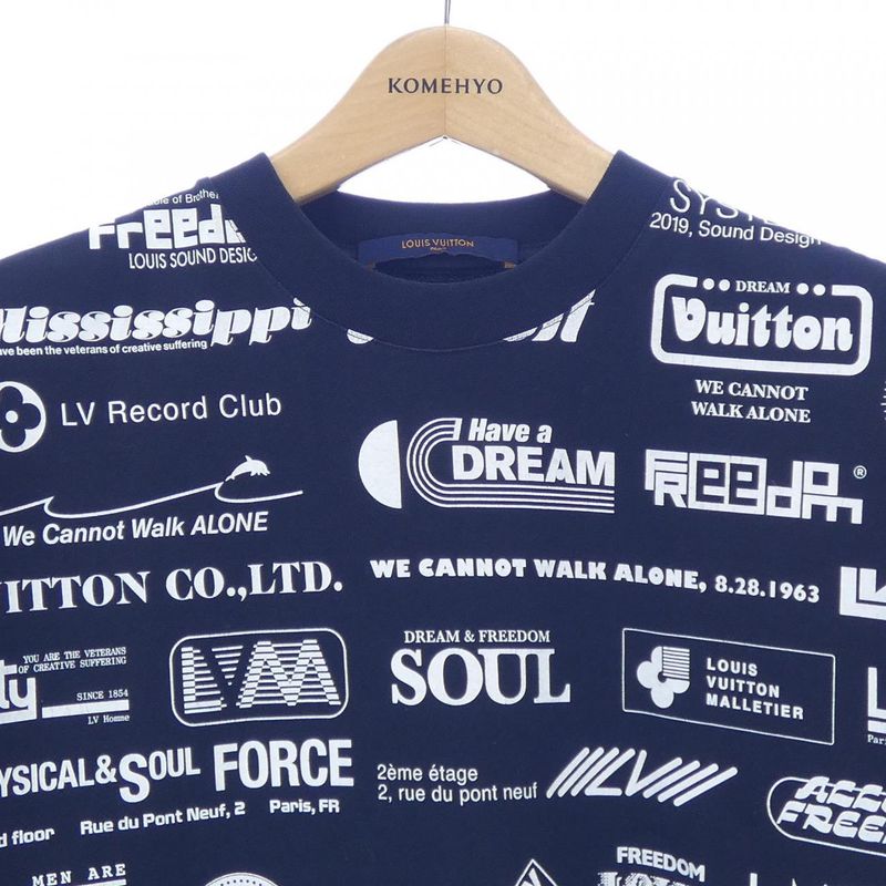 Louis Vuitton All Over Logo Hhy20wnpg T-shirt