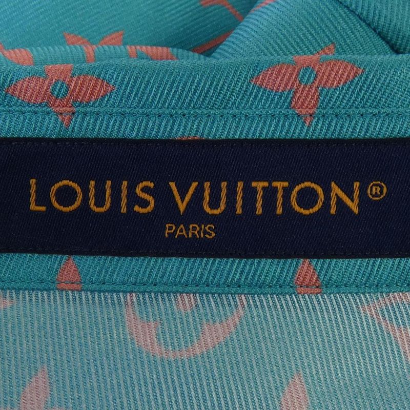 Louis Vuitton Monogram Short Sleeve Silk Shirt Hts06wupp S/S Shirt