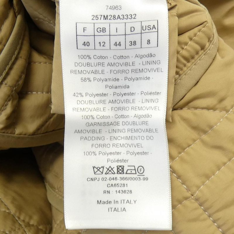 Christian DIOR Macrocannage 257m28a3332 Coat