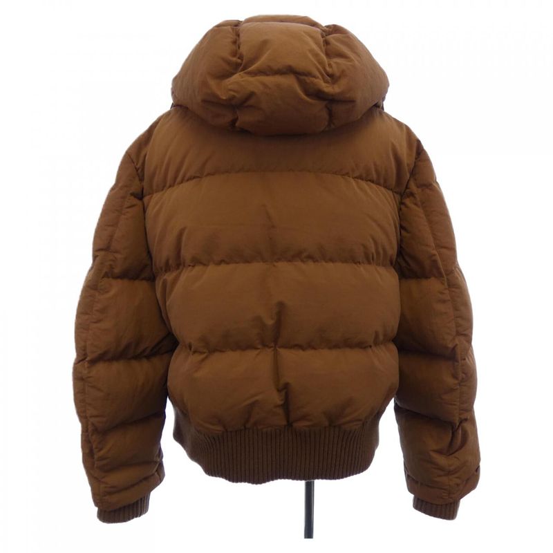Hermes Quilted Hooded Blouson *32-5516 Down Jacket