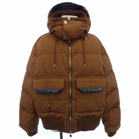 Hermes Quilted Hooded Blouson *32-5516 Down Jacket