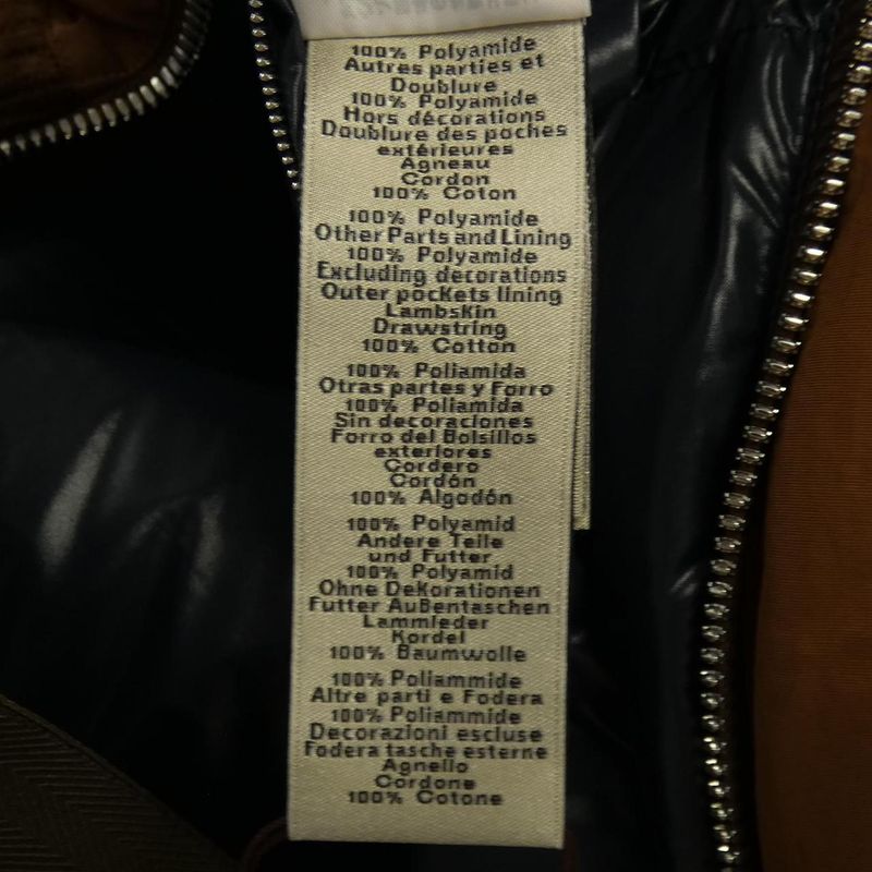 Hermes Quilted Hooded Blouson *32-5516 Down Jacket