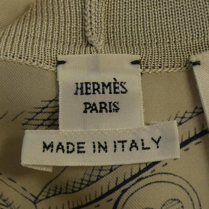 Hermes Zouaves ET Dragons *17-7762 Twill Raine Long Cardigan