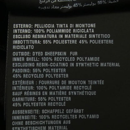 Prada Triangle Logo Upw404 1Y7Q Mouton Jacket