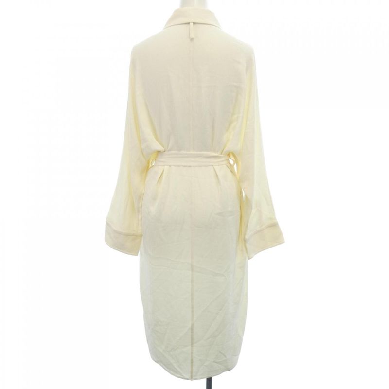 Hermes ROBE Inspiration Chemise 2h0540dc Crude Cel Medal Dress