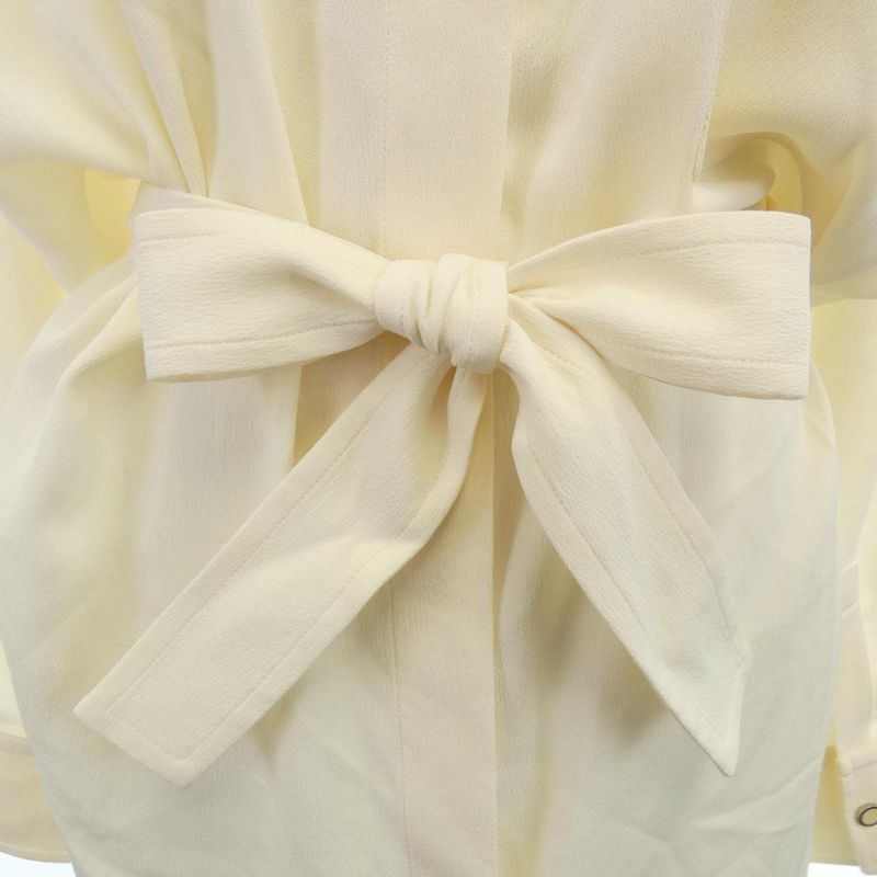 Hermes ROBE Inspiration Chemise 2h0540dc Crude Cel Medal Dress