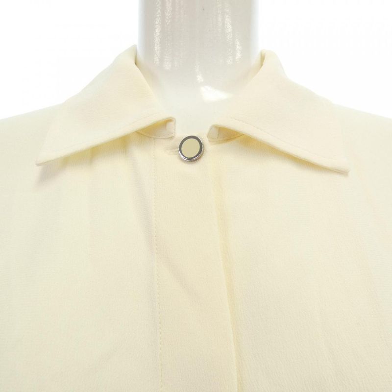 Hermes ROBE Inspiration Chemise 2h0540dc Crude Cel Medal Dress