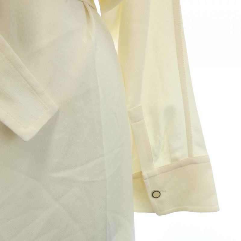 Hermes ROBE Inspiration Chemise 2h0540dc Crude Cel Medal Dress