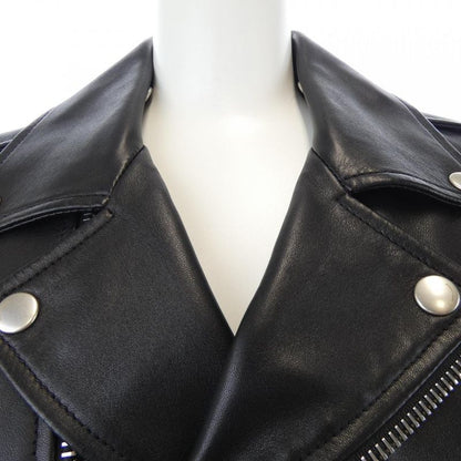 Saint Laurent 481862 Y5ya2 Leather Rider's Jacket
