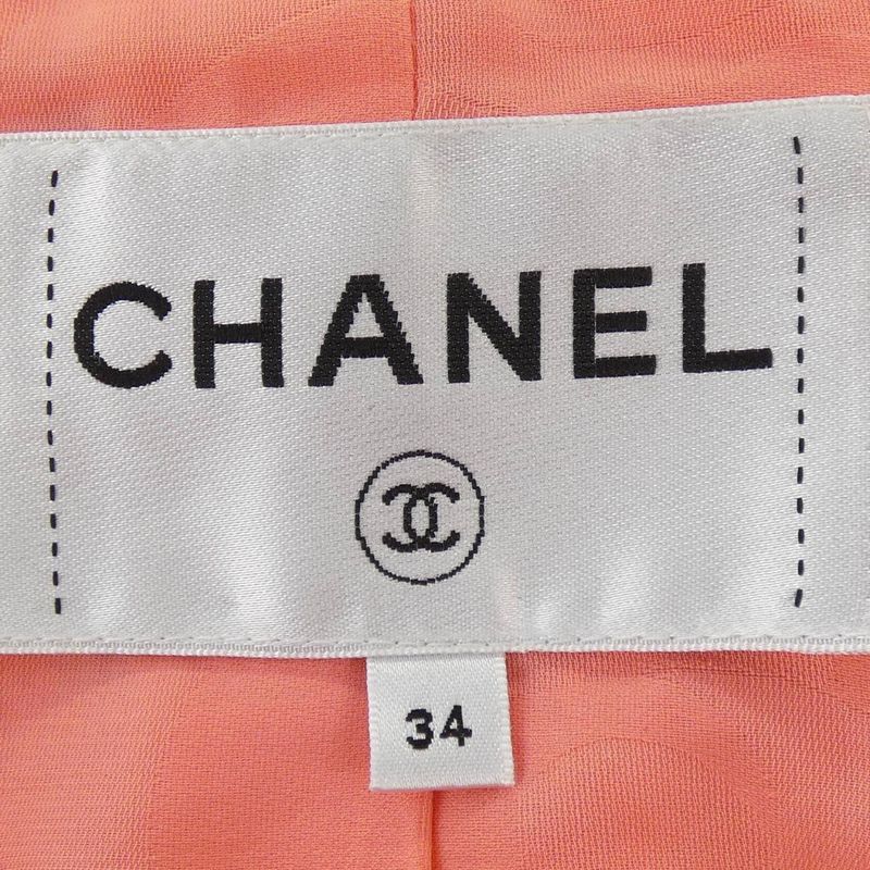 Chanel P63284v48654 20P Collarless Jacket