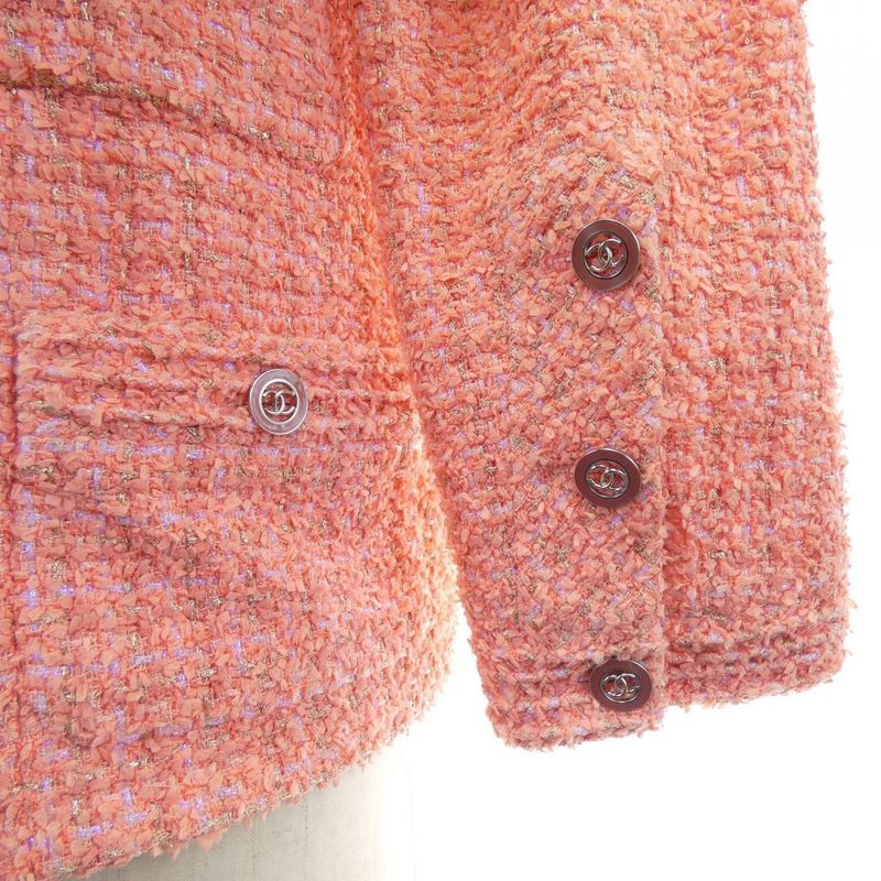Chanel P63284v48654 20P Collarless Jacket