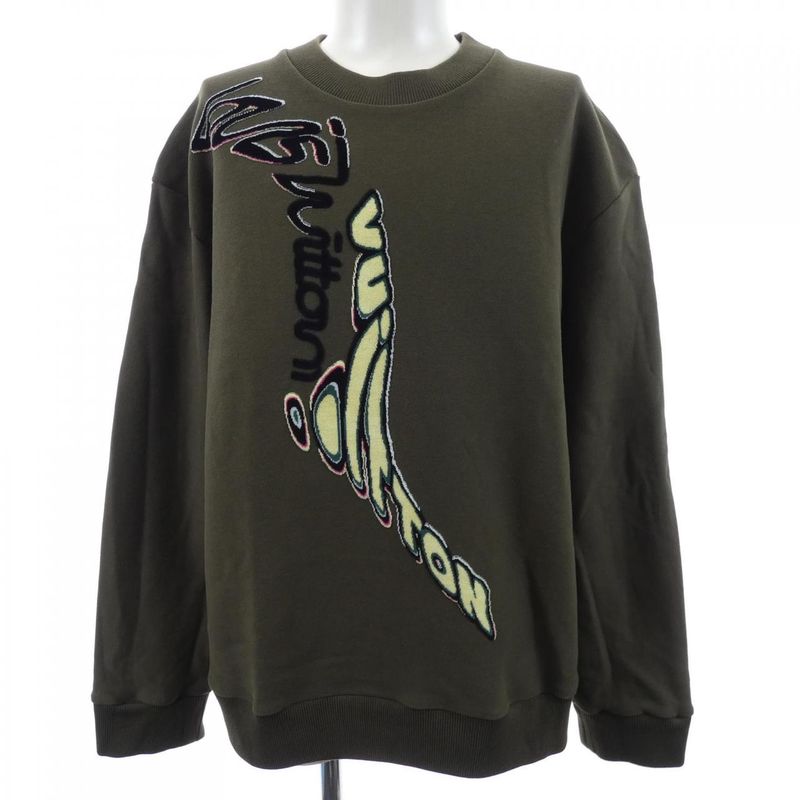 Louis Vuitton Signature Cotton Crew Neck Hpy32wy42 Sweatshirt