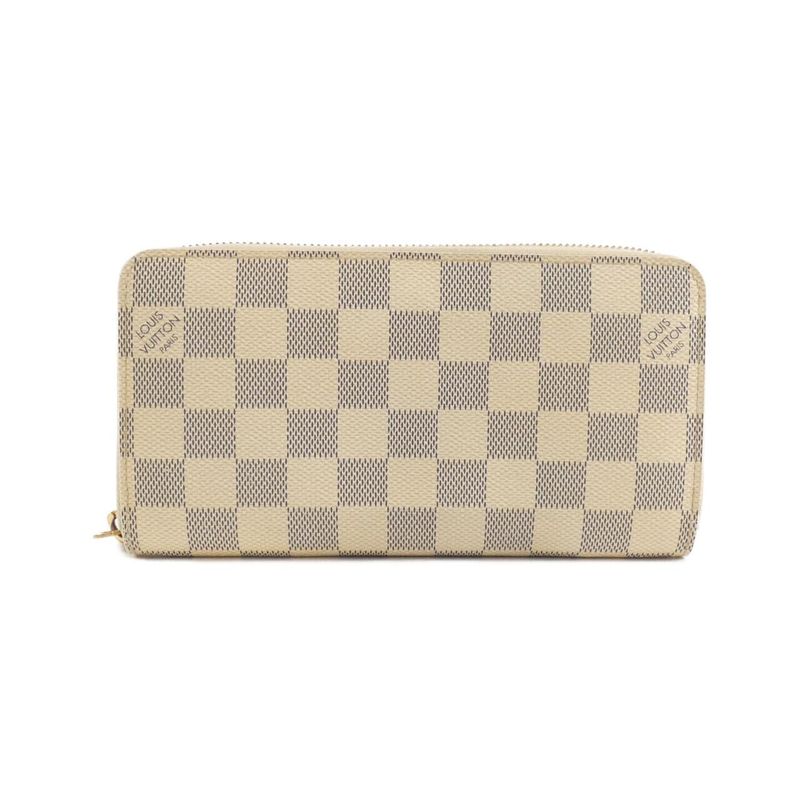 Louis Vuitton Damier Azure Zippy Wallet N60019 Wallet