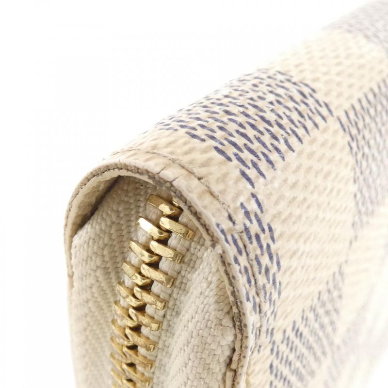 Louis Vuitton Damier Azure Zippy Wallet N60019 Wallet