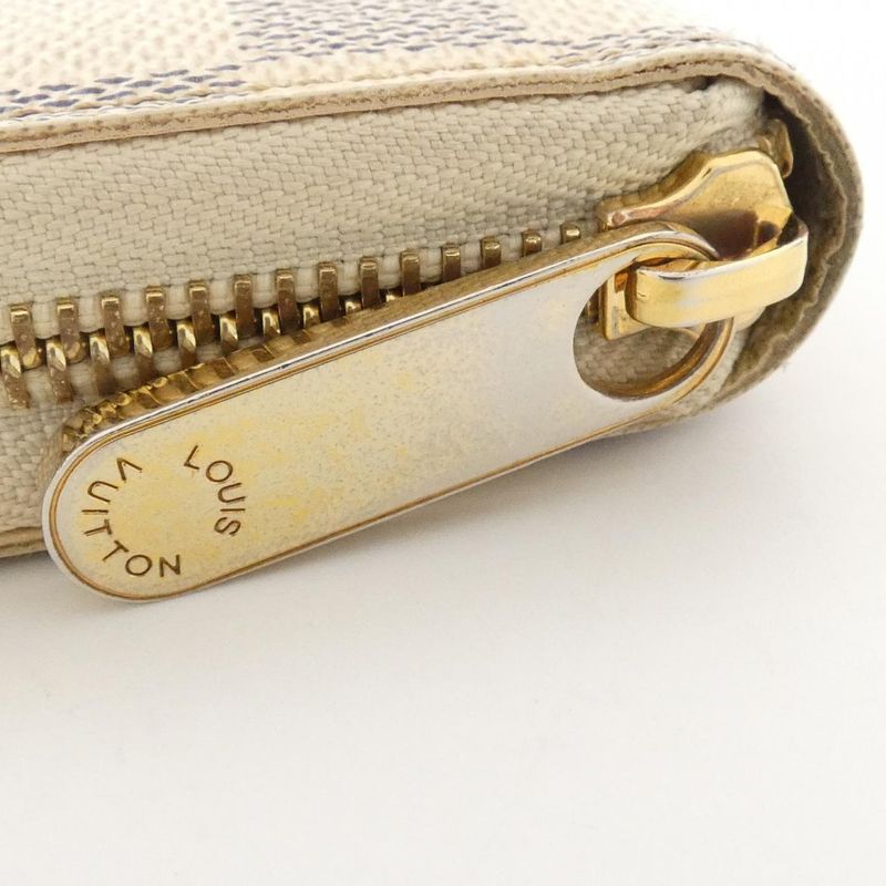 Louis Vuitton Damier Azure Zippy Wallet N60019 Wallet
