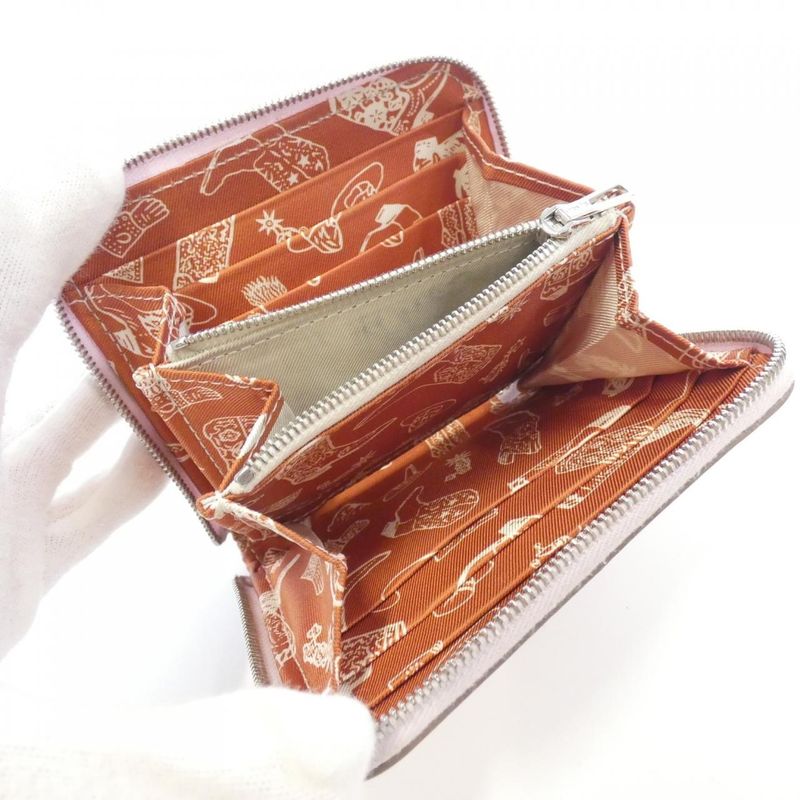 Hermes Ownage Rodeo De Cowgirls Silk In Compact 085272ck Wallet