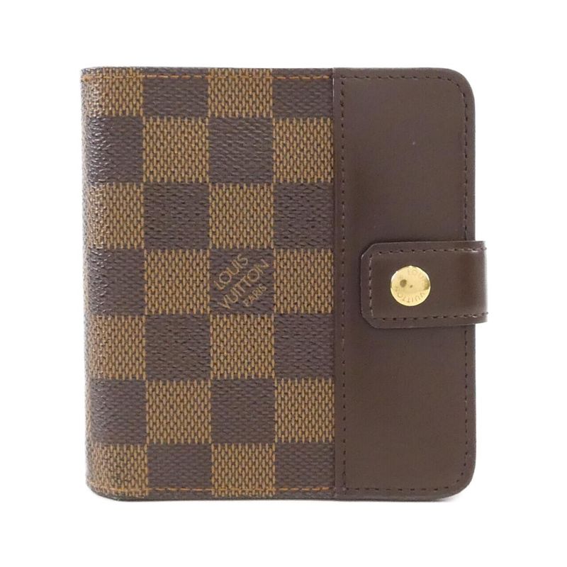 Louis Vuitton Damier Compact Zip N61668 Wallet